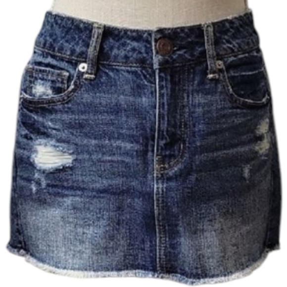 American Eagle Outfitters Denim Mini Skirt - Picture 1 of 4